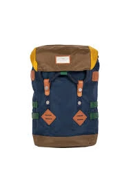 Mochila Doughnut Small Gloosy Blocking D183GB Navy X Khaki