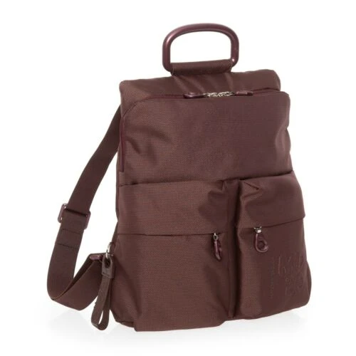 Mochila Estrecha MD20 QMTTZ4 Mandarina Duck Granate (Balsamic) - Imagen 4