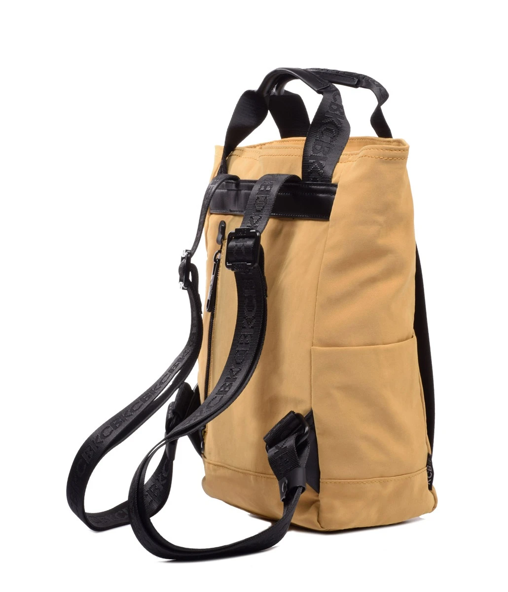 Mochila Grande 2 Asas KCB 2700 Mostaza - Imagen 3