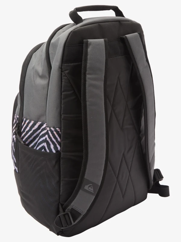 Mochila Escolar Quiksilver AQYBP03132-BRT6 1969 Special M Gris-Rayas Cebra - Imagen 2