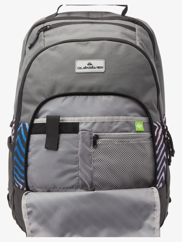 Mochila Escolar Quiksilver AQYBP03132-BRT6 1969 Special M Gris-Rayas Cebra - Imagen 5