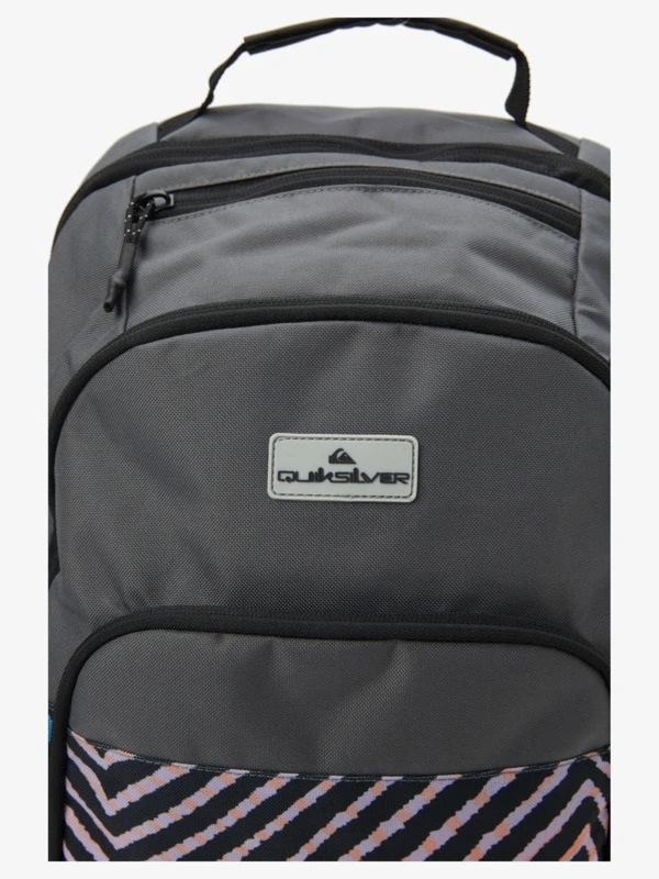 Mochila Escolar Quiksilver AQYBP03132-BRT6 1969 Special M Gris-Rayas Cebra - Imagen 6