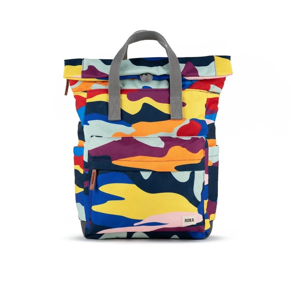 Mochila Roka London Canfield B Mediana Canvas Camuflaje (Bold Camo)