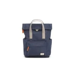 Mochila Roka London Canfield B Pequeña Sostenible Azul (Pacific)