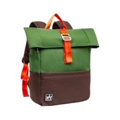 Mochila Pequeña YLX Original Kaki+Marrón ( Army Green+ Dark Brown)