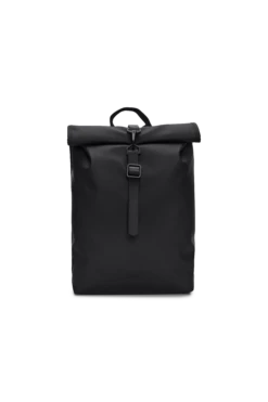 Mochila Rains Rolltop Rucksack Mini W3 Negro (Black)